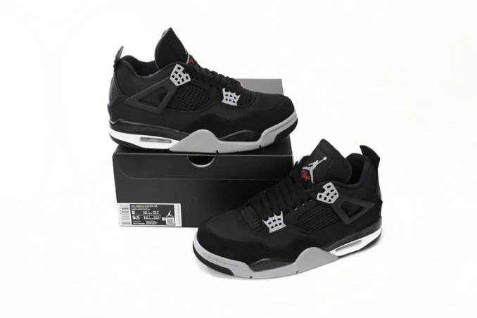 Cheap TBK Air 4 Jordan Black DH7138-006 Canvas 0704
